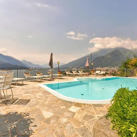 Wonderful Flat With Swimming Pool Lift And Garden Gravedona